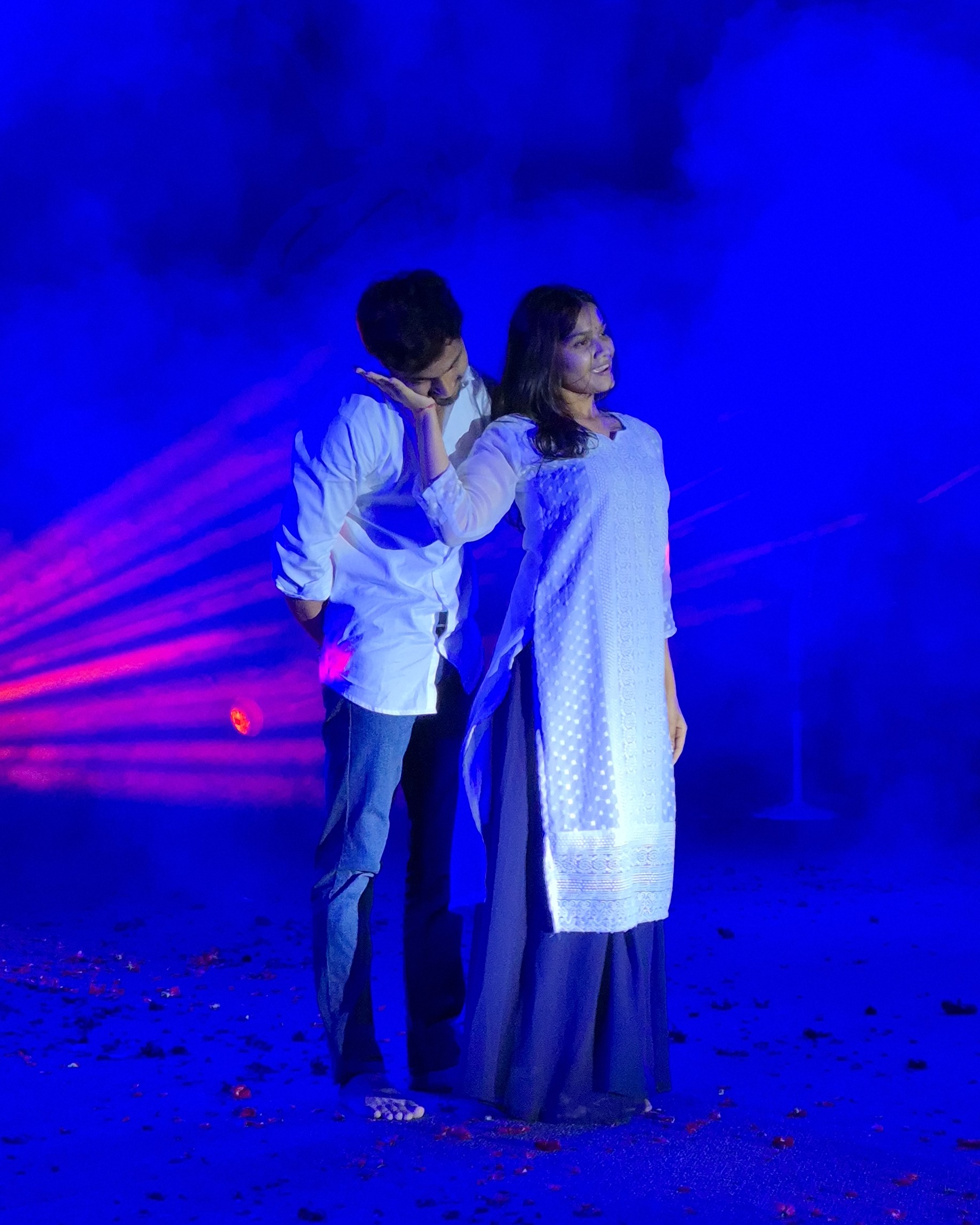 GMIU students performing a comedy skit and theatre drama at Kalaamanjari